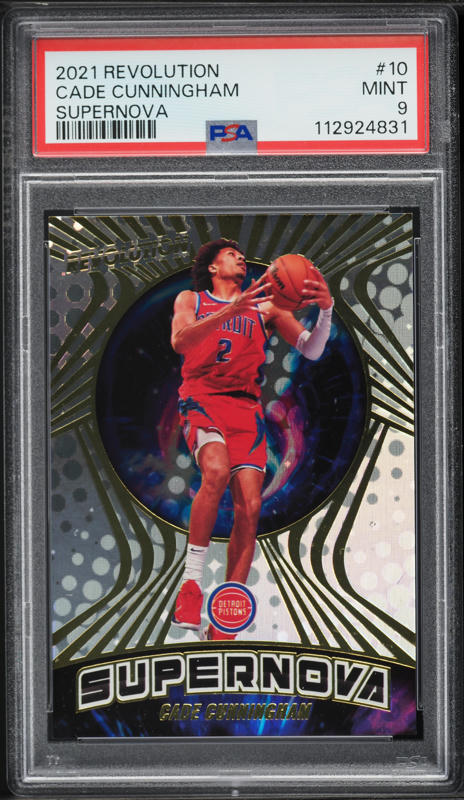 2021 Select Silver Prizm Cade Cunningham ROOKIE PATCH AUTO /199