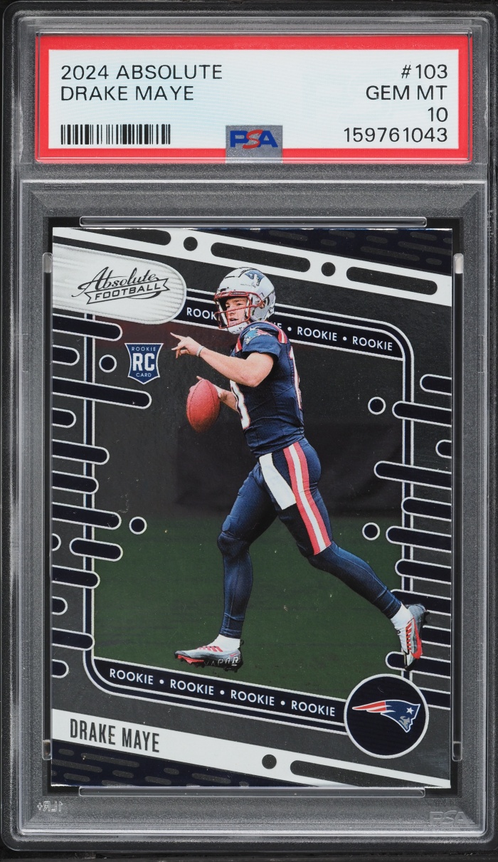 2024 Absolute Drake Maye ROOKIE #103 PSA 10 GEM MINT