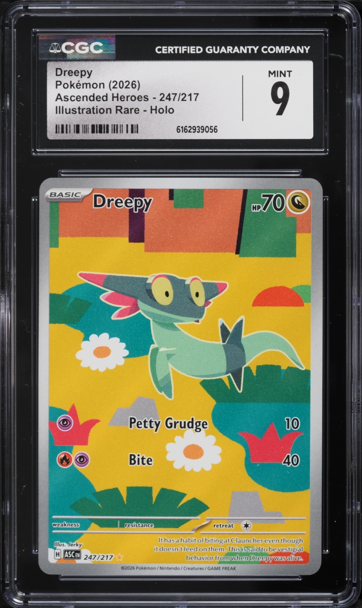 2026 Pokemon Mega Evolution Ascended Heroes IR Dreepy #247 CGC 9 MINT