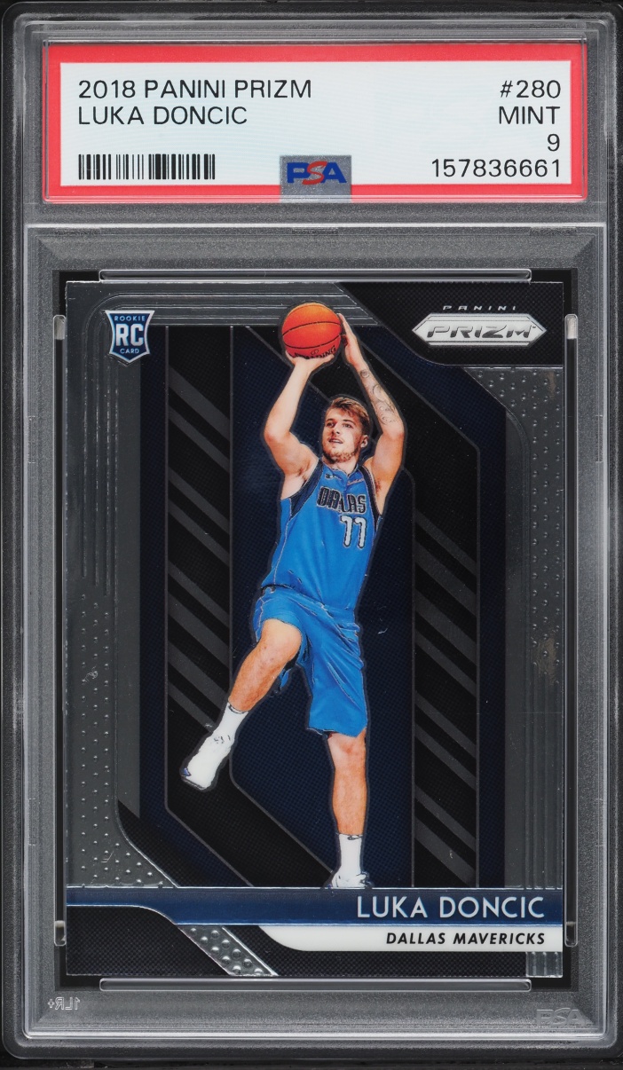 2018 Panini Prizm Luka Doncic ROOKIE #280 PSA 9 MINT