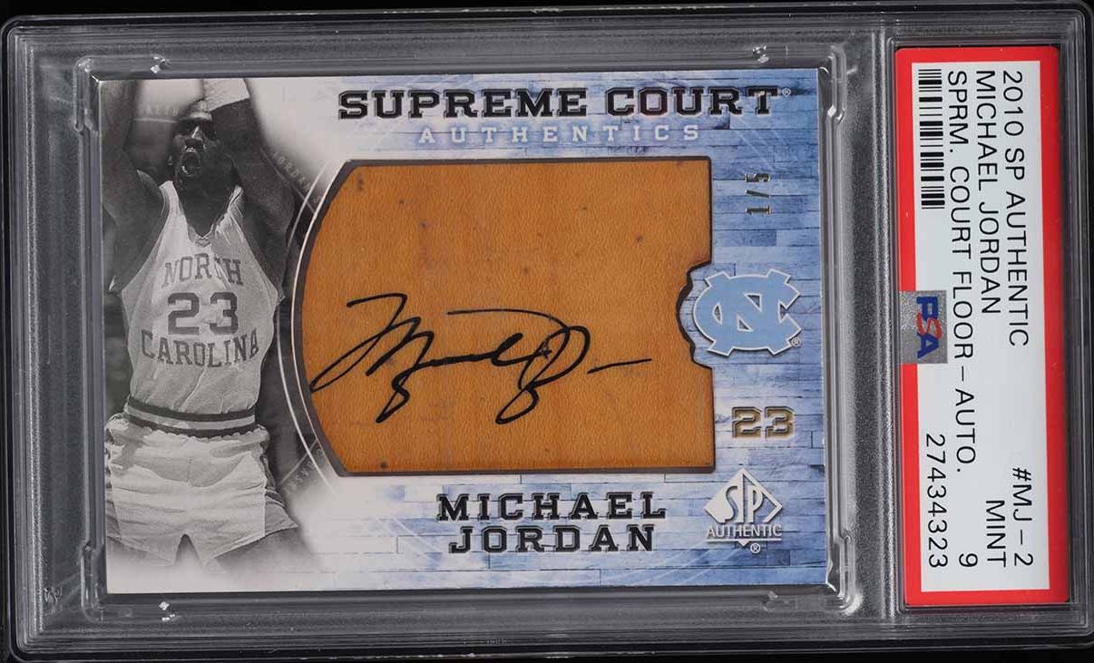 シリアス SP サイン Rare 1997-98 SP Authentic Michael Jordan Autograph Being Sold