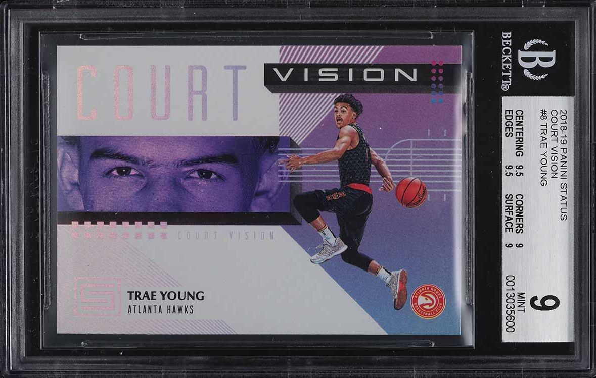 2018 Panini Contenders Optic Red Trae Young ROOKIE AUTO /149 #124