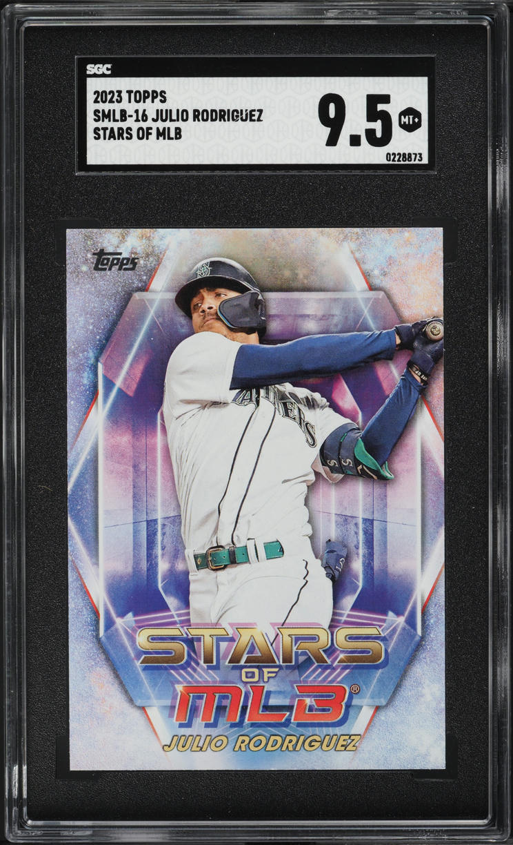 2023 Topps Stars Of MLB Julio Rodriguez #SMLB-16 SGC 9.5 MINT+