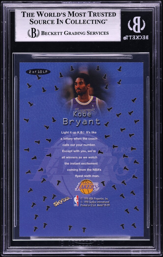 1998 Metal Universe Linchpins Kobe Bryant #2 BGS 9 MINT
