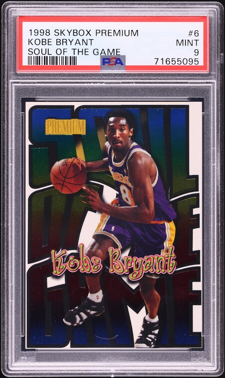 1998 Skybox Thunder Noyz Boyz Die-Cut Kobe Bryant #3 PSA 7 NRMT on