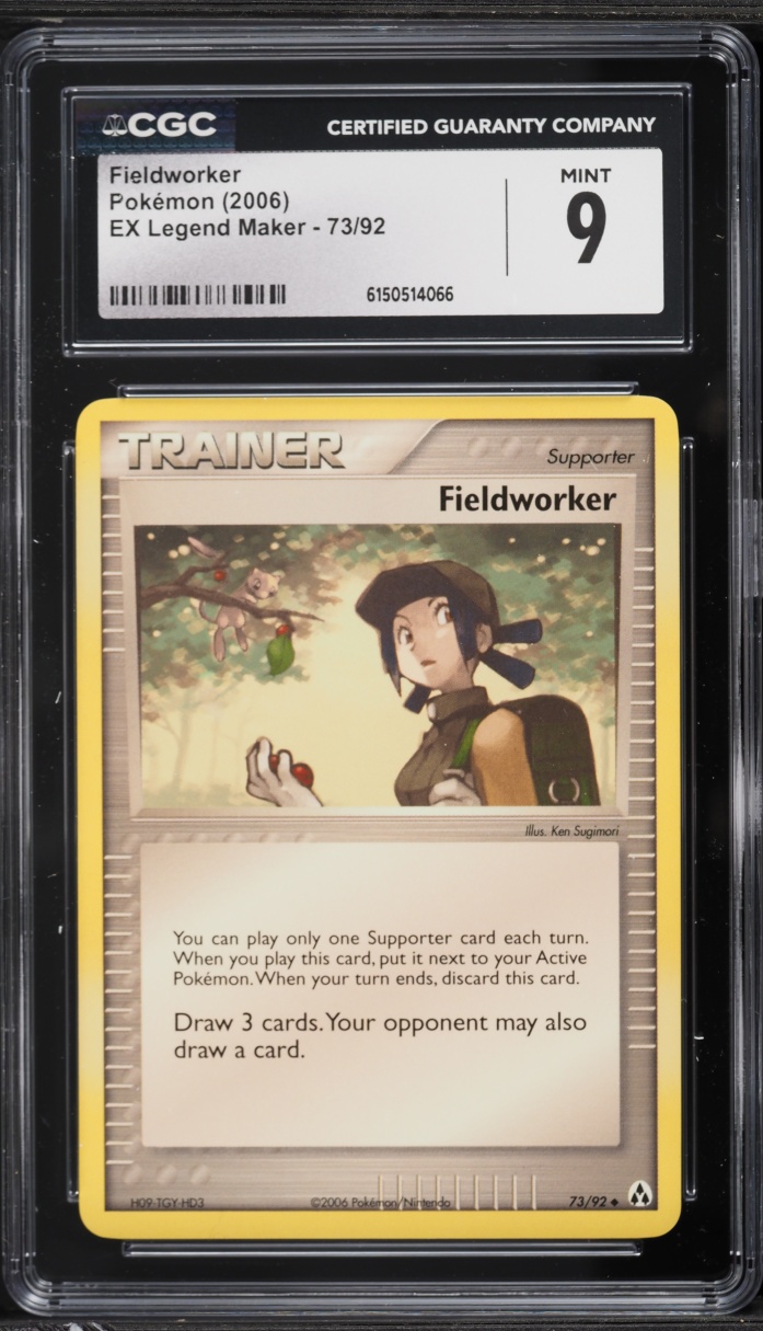 2006 Pokemon Ex Legend Maker Fieldworker #73 CGC 9 MINT