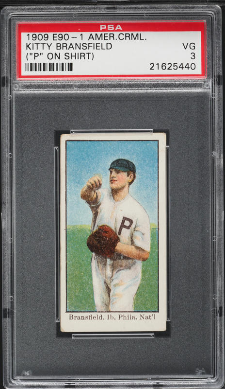 1909 E90-1 American Caramel Cy Young CLEVELAND SGC 2 GD on