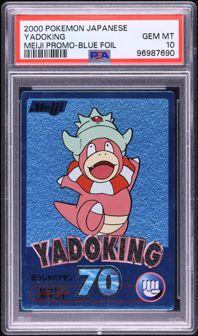2000 Pokemon Japanese Meiji Promo Blue Foil Slowking Yadoking PSA 10 GEM MINT