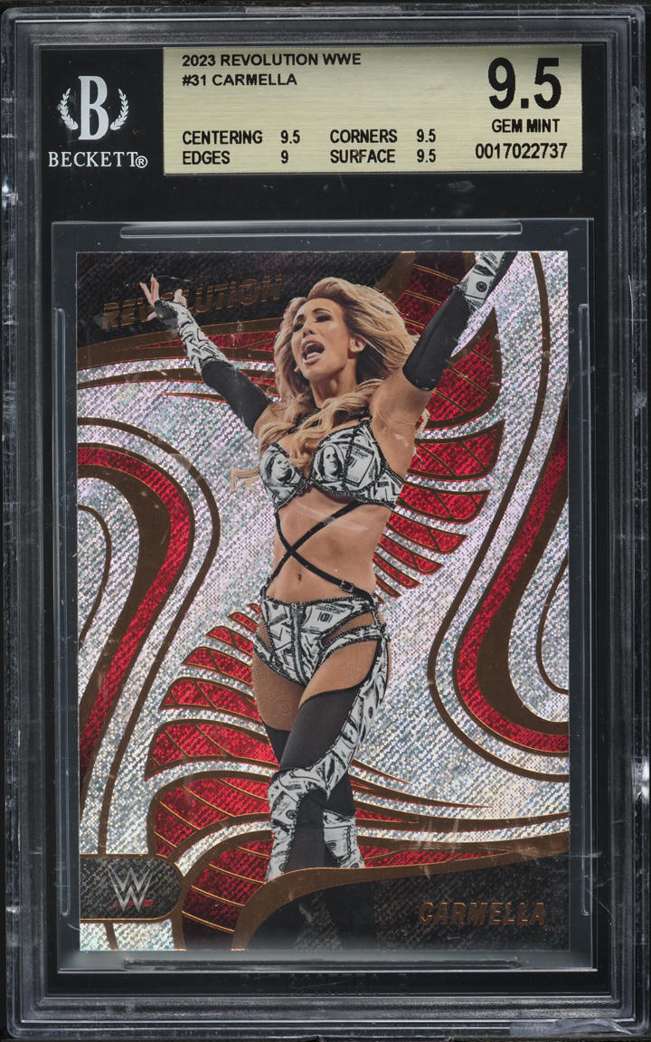 2023 Panini Revolution WWE Carmella #31 BGS 9.5 GEM MINT