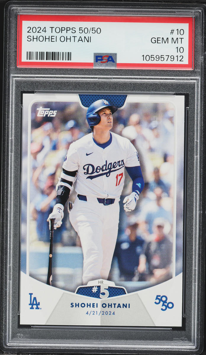 2024 Topps 50/50 Shohei Ohtani #10 PSA 10 GEM MINT