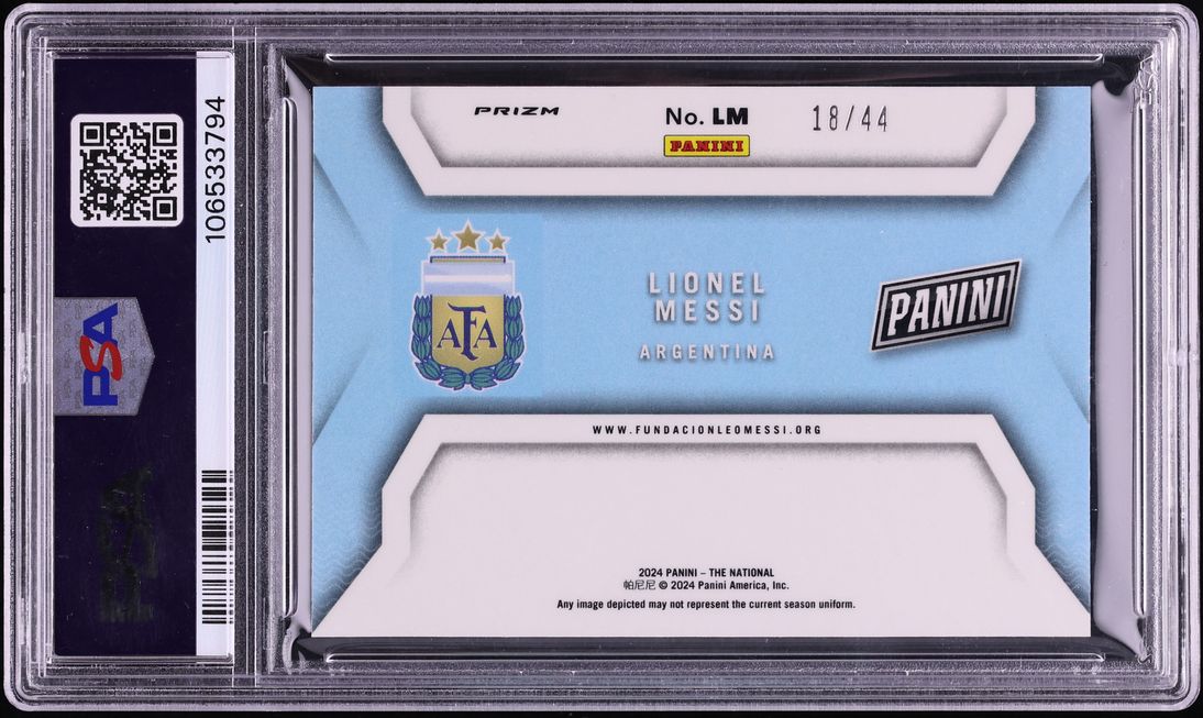 2024 Panini NSCC VIP Gold Color Blast Lionel Messi /44 #LM PSA 9 MINT - Photo 2