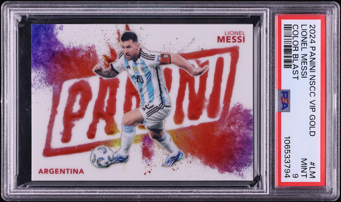 2024 Panini NSCC VIP Gold Color Blast Lionel Messi /44 #LM PSA 9 MINT - Photo 1