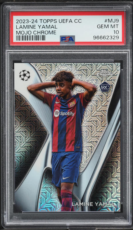 2024 Topps Chrome UEFA Club Competitions Mojo Lamine Yamal