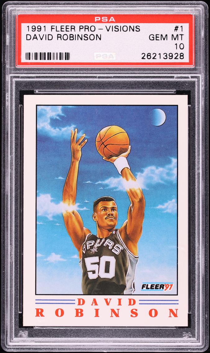 1991 Fleer Pro-Visions David Robinson #1 PSA 10 GEM MINT