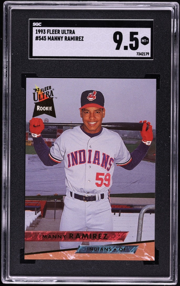 1993 Ultra Manny Ramirez ROOKIE #545 SGC 9.5 MINT+