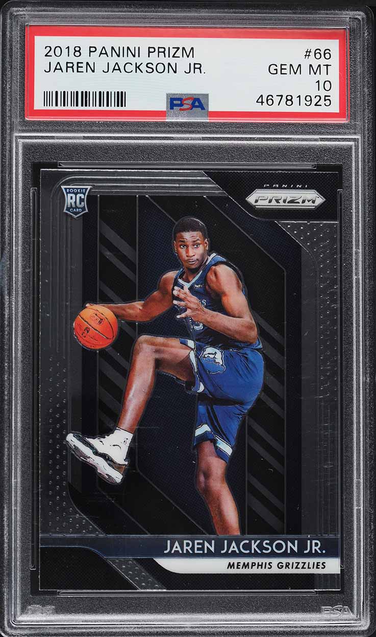 2018 Panini Prizm Jaren Jackson Jr. ROOKIE #66 PSA 10 GEM MINT