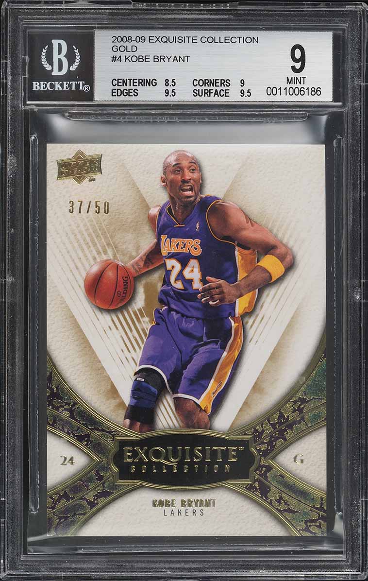 2008 Topps Gold Kobe Bryant w/ LeBron James #24 SGC 10 GEM