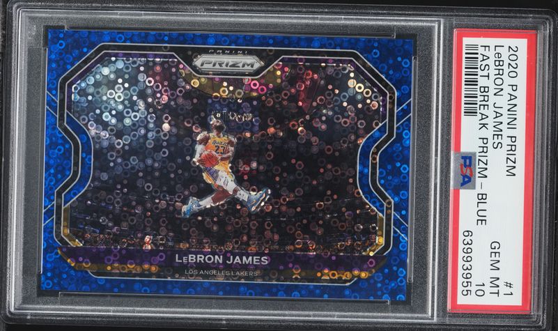 2020 Panini Revolution Supernova Fractal LeBron James #1 PSA 10