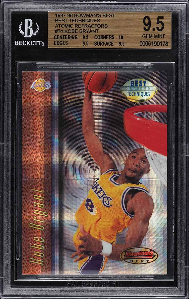 1997 Bowman's Best Atomic Refractor Kobe Bryant #88 PSA 10 GEM
