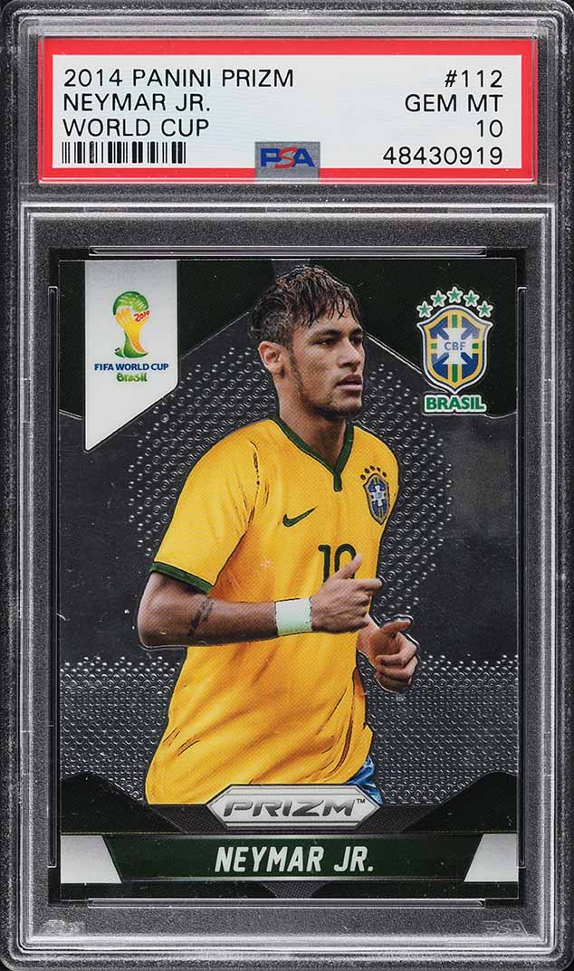 2014 Panini Prizm World Cup Neymar Jr. #112 PSA 10 GEM MINT