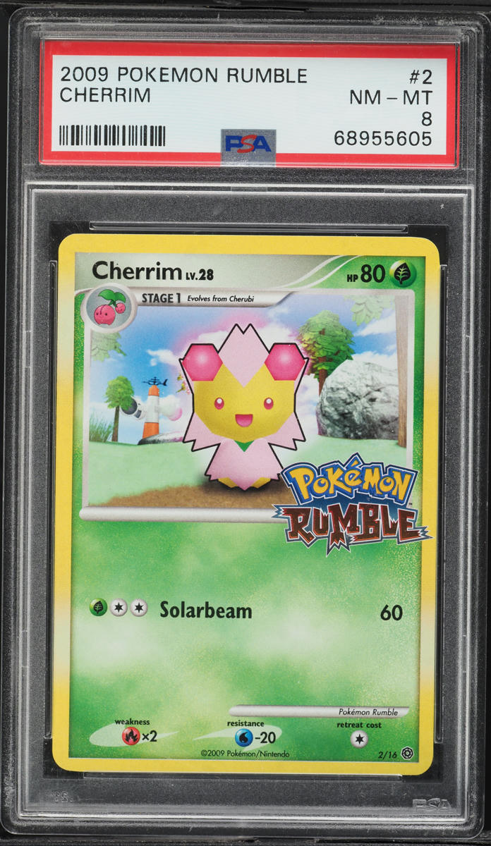 2009 Pokemon Platinum Rumble Cherrim #2 PSA 8 NM-MT