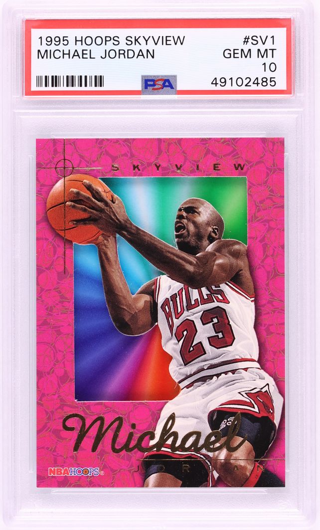 1995 Hoops Skyview Michael Jordan #SV1 PSA 10 GEM MINT