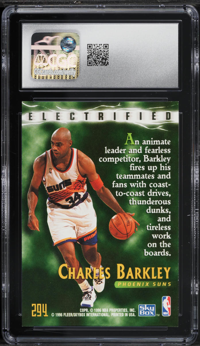 1995 Skybox Premium Charles Barkley #294 CGC 9.5 MINT+