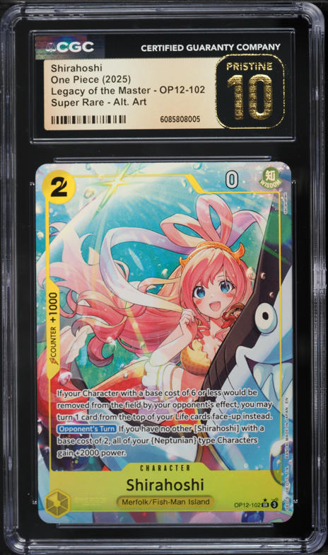 2025 One Piece OP11 EN Special Alternate Art #057 Shirahoshi PSA