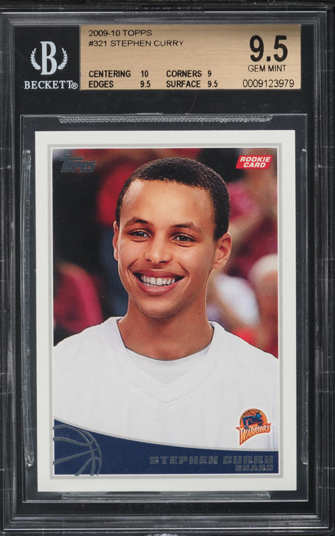 2009 Topps Chrome Stephen Curry ROOKIE /999 #101 PSA 10 GEM