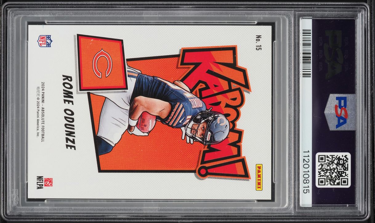 2024 Absolute Kaboom! Horizontal Rome Odunze ROOKIE #15 PSA 10 GEM MINT