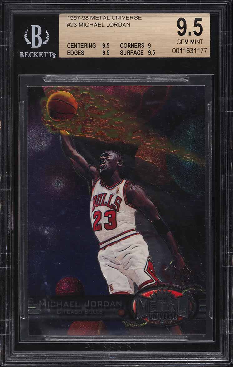 1997 Metal Universe Michael Jordan #23 PSA 9 MINT on Fanatics Collect