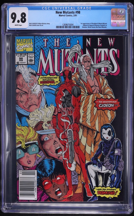 New Mutants #98 (Marvel Comics, 1991) CGC 9.8 White Pages
