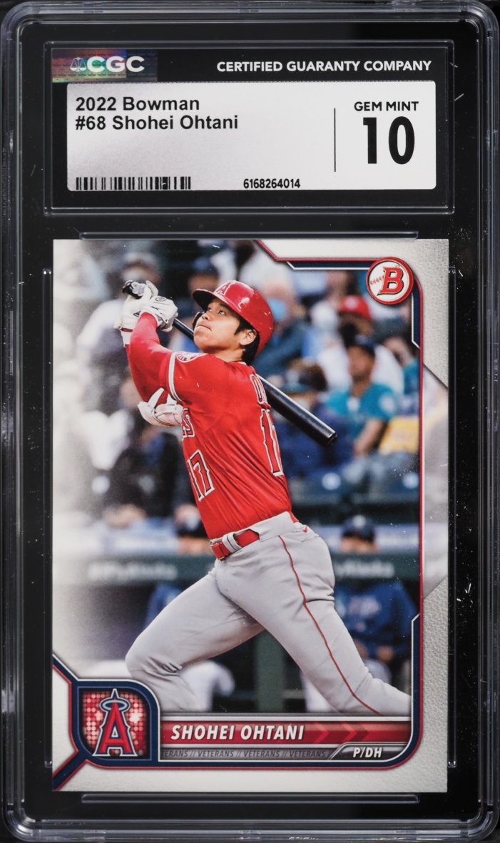 2022 Bowman Shohei Ohtani #68 CGC 10 GEM MINT