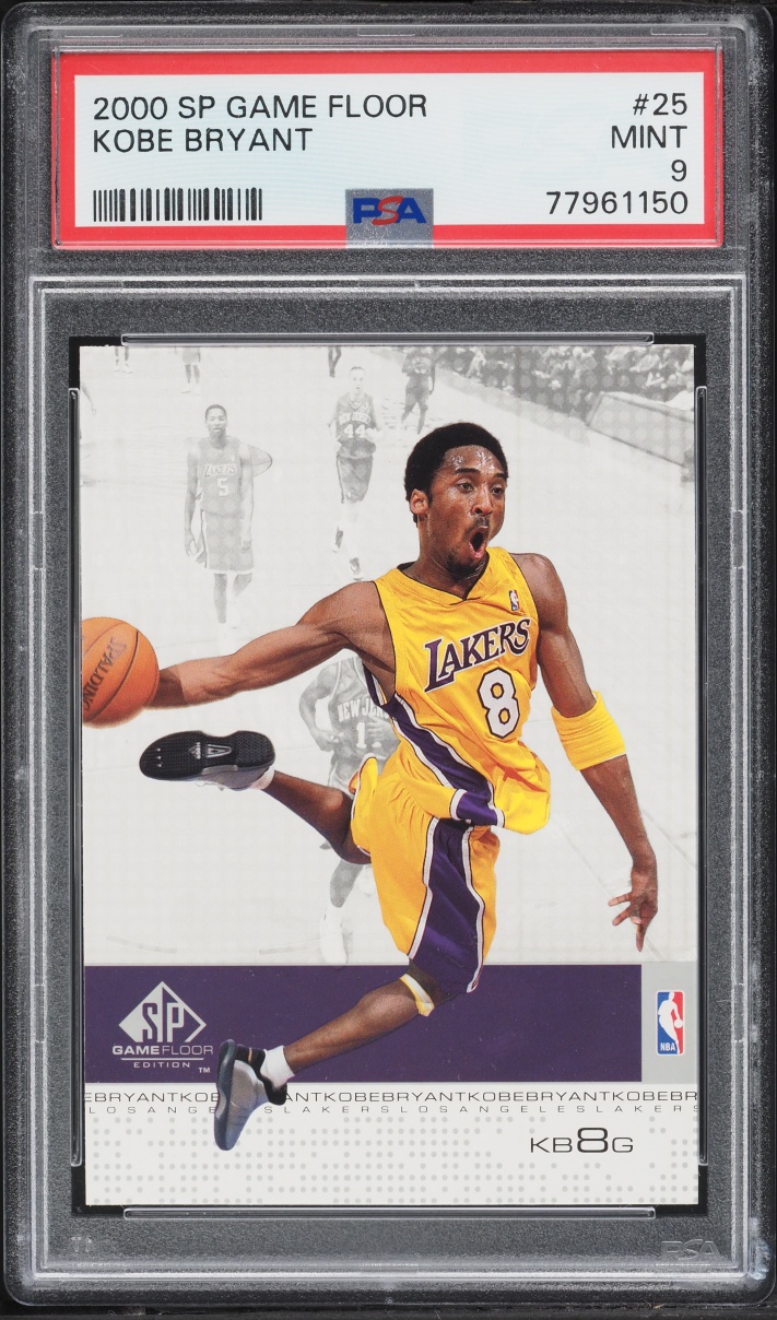 2000 SP Game Floor Kobe Bryant #25 PSA 9 MINT