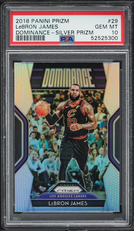 NBA カード Lebron James  Silver  BGS 9.5 2018 Panini Prizm Silver LeBron James #6 BGS 9.5 GEM MINT on