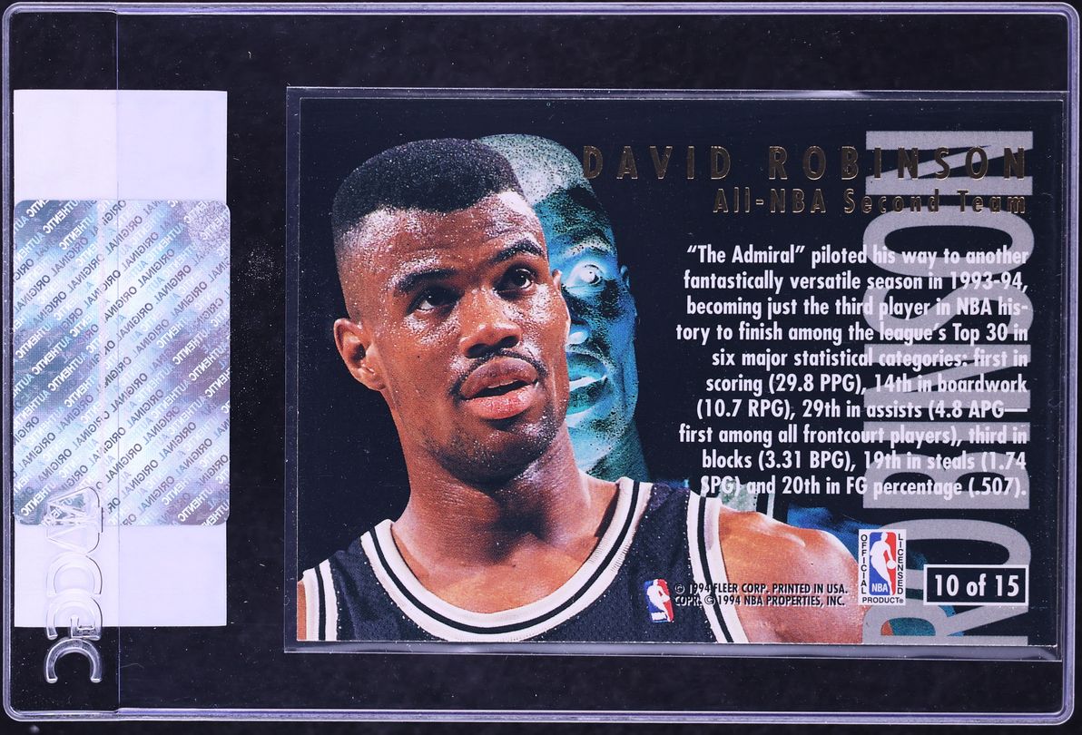 1994 Ultra All-NBA David Robinson #10 CGC AUTH
