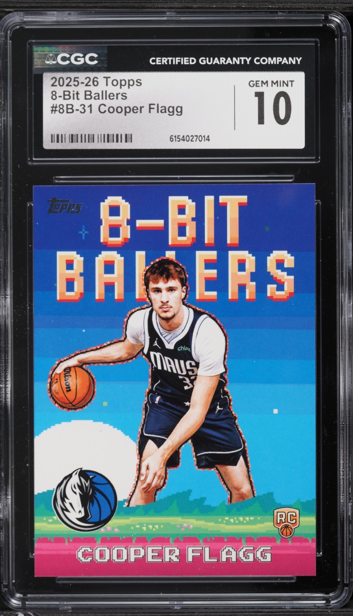 2025 Topps 8-Bit Ballers Cooper Flagg ROOKIE #8B-31 CGC 10 GEM MINT
