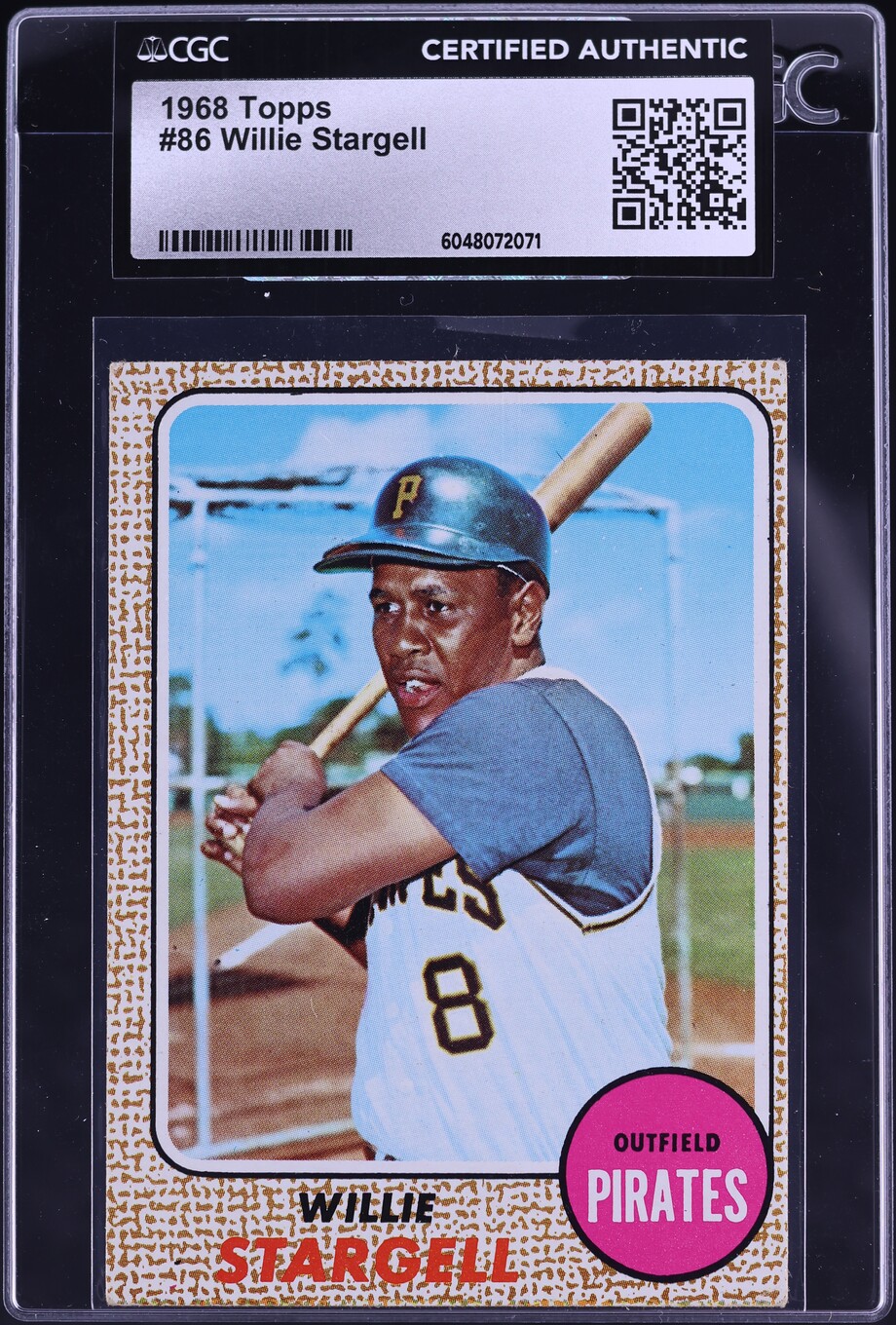 1968 Topps Willie Stargell #86 CGC AUTH
