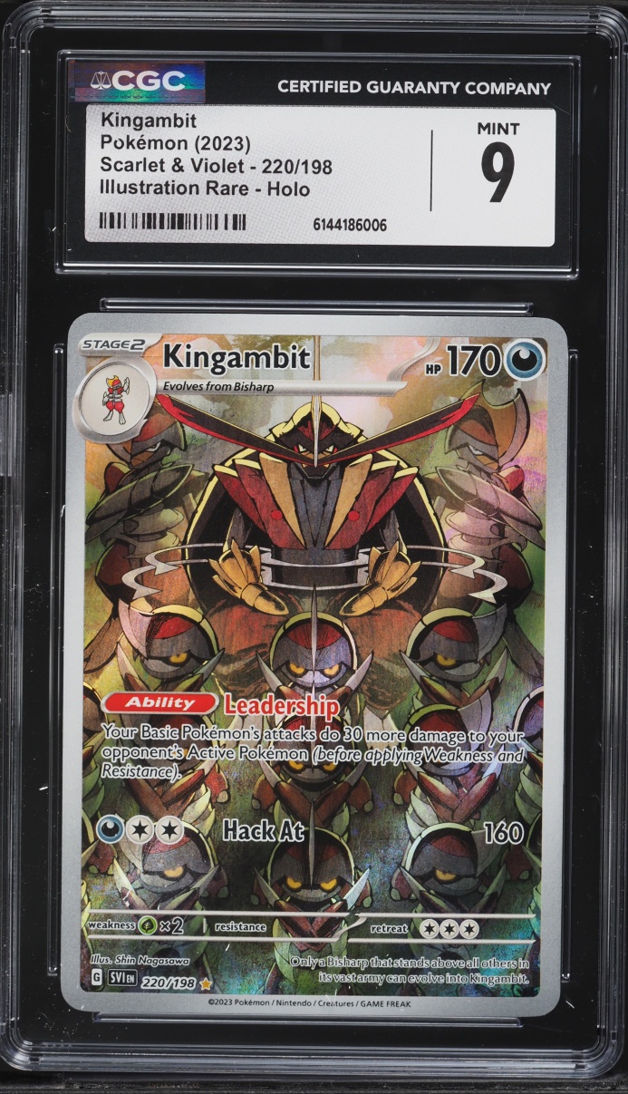 2023 Pokemon Scarlet & Violet IR Kingambit #220 CGC 9 MINT