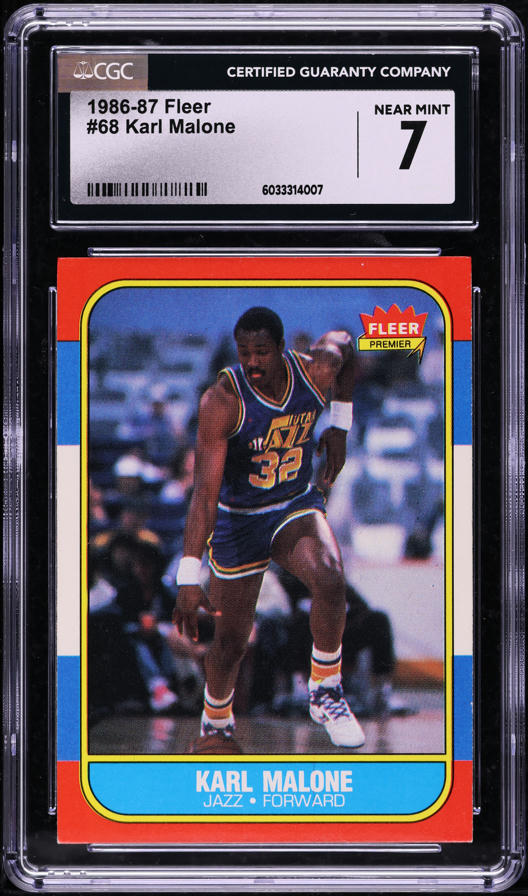 その他 fleer86 87 karl malone rc!!  mint fleer86 87 karl malone rc!! mint