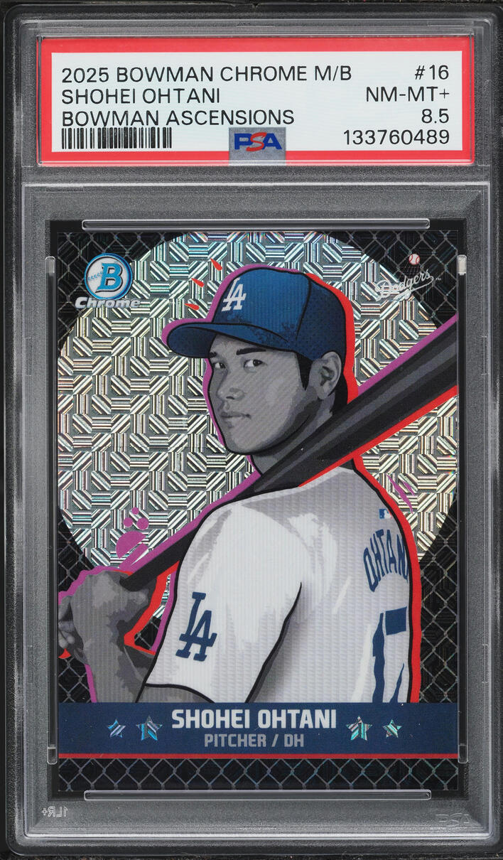2025 Bowman Chrome Mega Box Ascensions Shohei Ohtani #BA-16 PSA 8.5 NM-MT+ - Photo 1