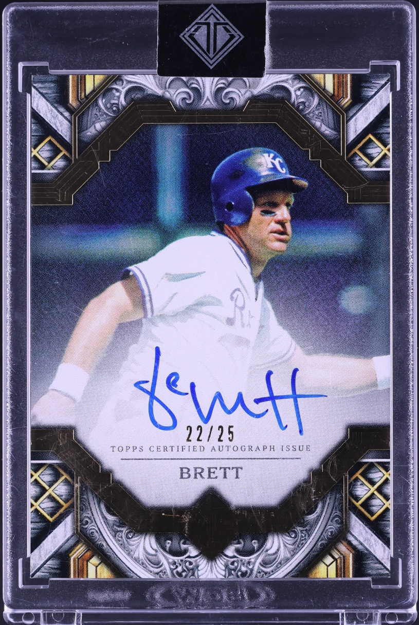 2025 Topps Transcendent Collection George Brett AUTO /25 #TAC-GBR