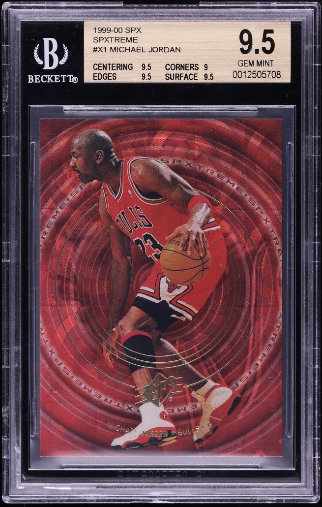 1999 SPx SPxtreme Michael Jordan #X1 BGS 9.5 GEM MINT