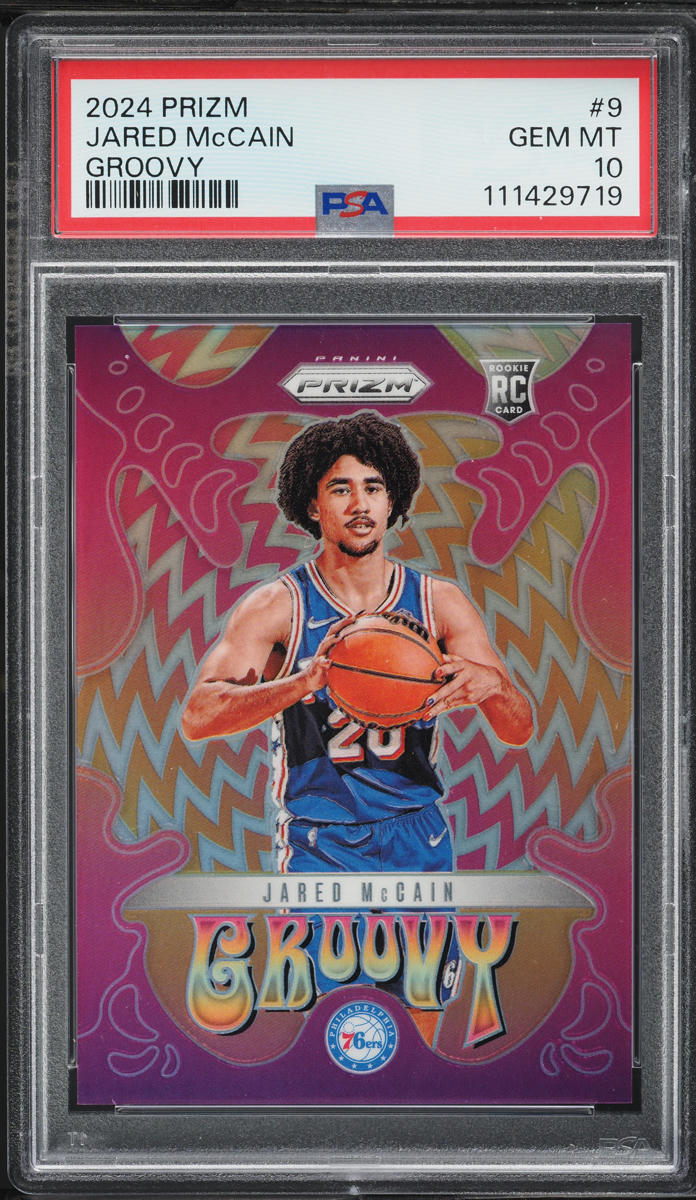 2024 Panini Prizm Groovy Jared McCain ROOKIE #9 PSA 10 GEM MINT