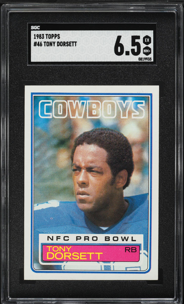 1983 Topps Football Tony Dorsett #46 SGC 6.5 EXMT+