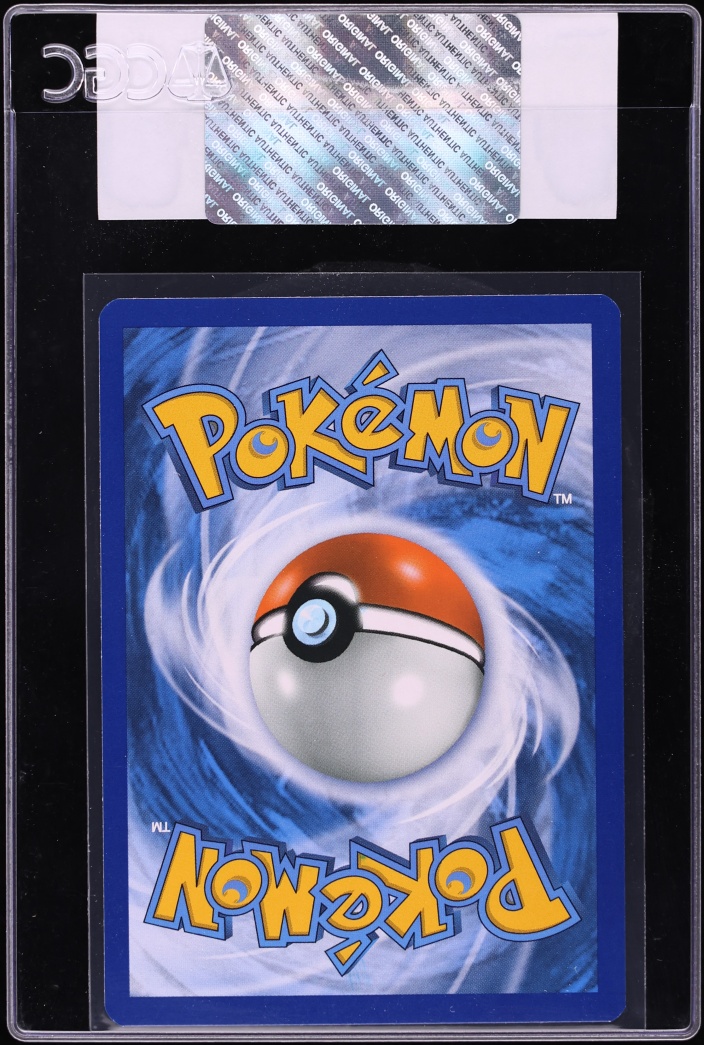 2017 Pokemon Sun & Moon Burning Shadows Reverse Holo Pikachu #40 CGC AUTH