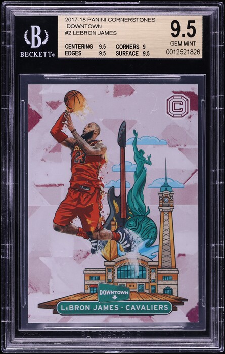 2017 Donruss Optic LeBron James #27 PSA 10 GEM MINT on Fanatics