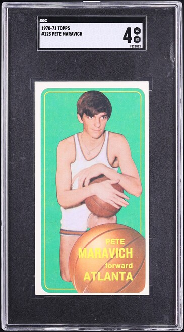 1970 Topps Basketball Pete Maravich ROOKIE #123 SGC 4 VGEX