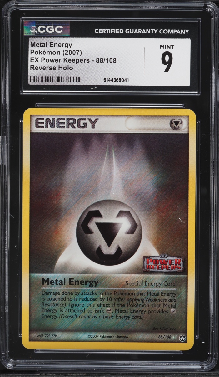 2007 Pokemon EX Power Keepers Reverse Holo Metal Energy #88 CGC 9 MINT