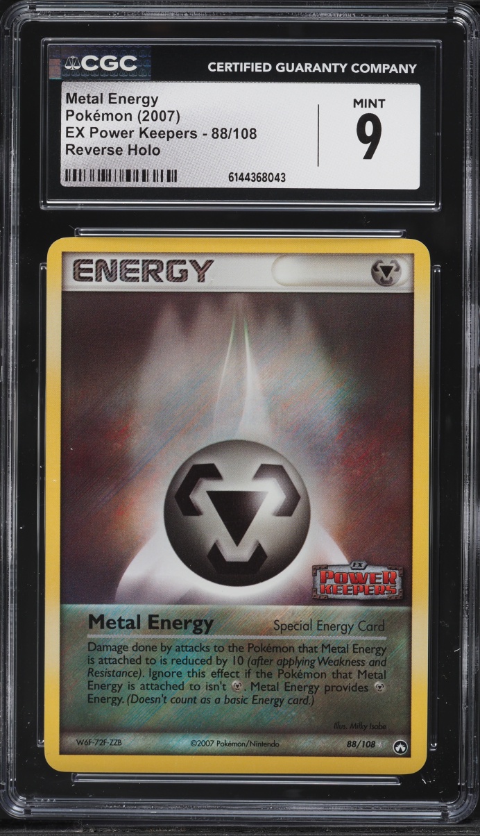 2007 Pokemon EX Power Keepers Reverse Holo Metal Energy #88 CGC 9 MINT
